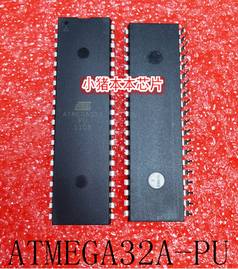 atmega32a-pu  atmega32apu  atmega32au  dip40  新的一个起拍