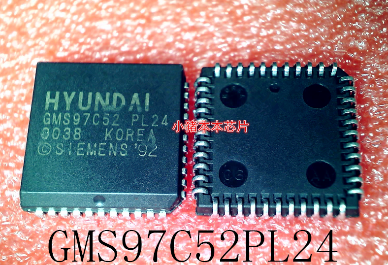 GMS97C52PL24    GMS97C52-PL24   GMS97C52   PLCC44    新的