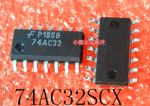 74AC32SCX     丝印:74AC32    SOP14      新的