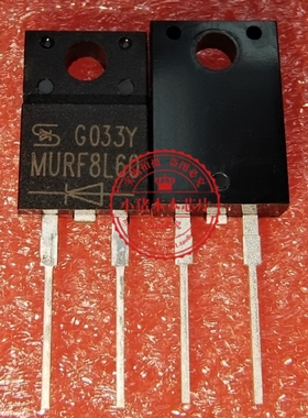 MURF8L60  WURF8L60 8A/600V TO220F-2 快速恢复二极管全新