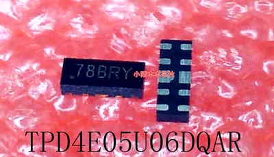 TPD4E05U06DQAR    TPD4E05U06    丝印:78BRY   USON10    新的