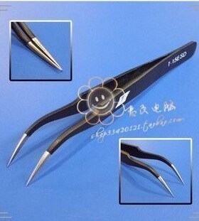实用 高品质SWDT-15ESD防静电弯镊子取IC电子元件