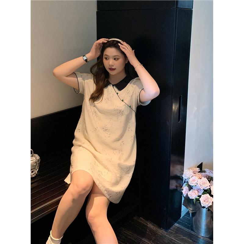 大码女装2025新款夏胖m改