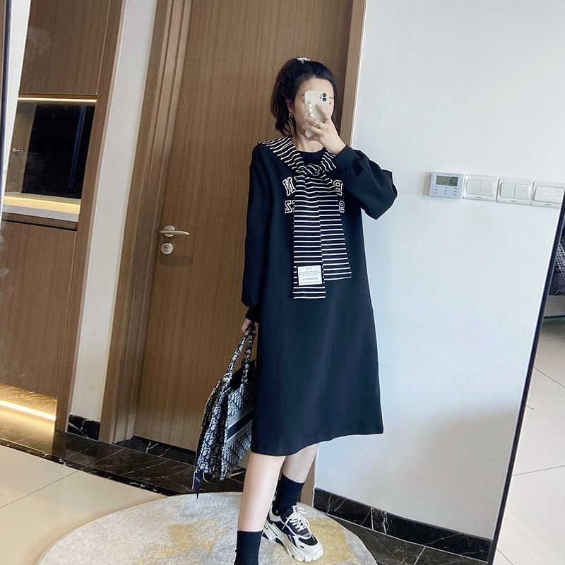 2022大码显瘦连衣裙卫衣mm