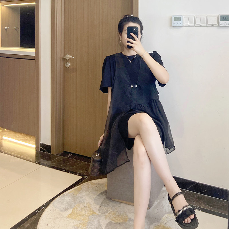 爵莱菲休闲常规连衣裙图片