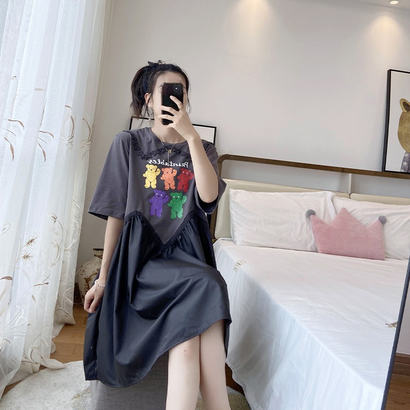 减龄洋气宽松显瘦胖mm