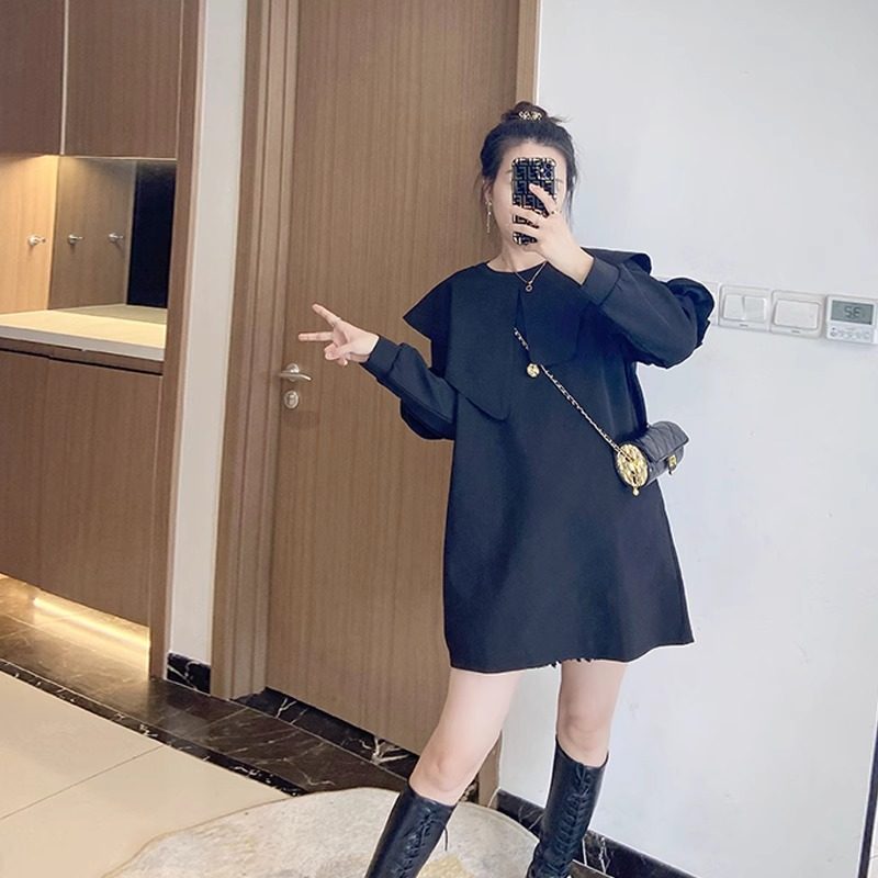 卫衣连衣裙休闲春秋大码