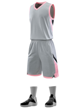 动力之窗透气排汗球衣灰色篮球服套装定制队服比赛服订制DIY印字