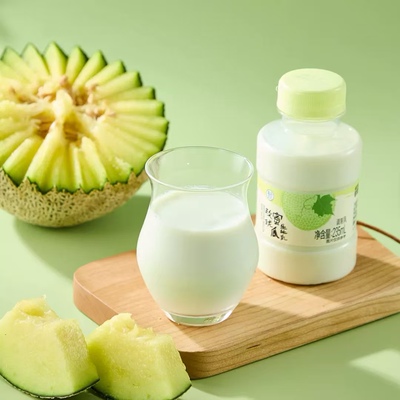 盒马玫珑蜜瓜生牛乳235ml*4冷藏短保18天新品包邮