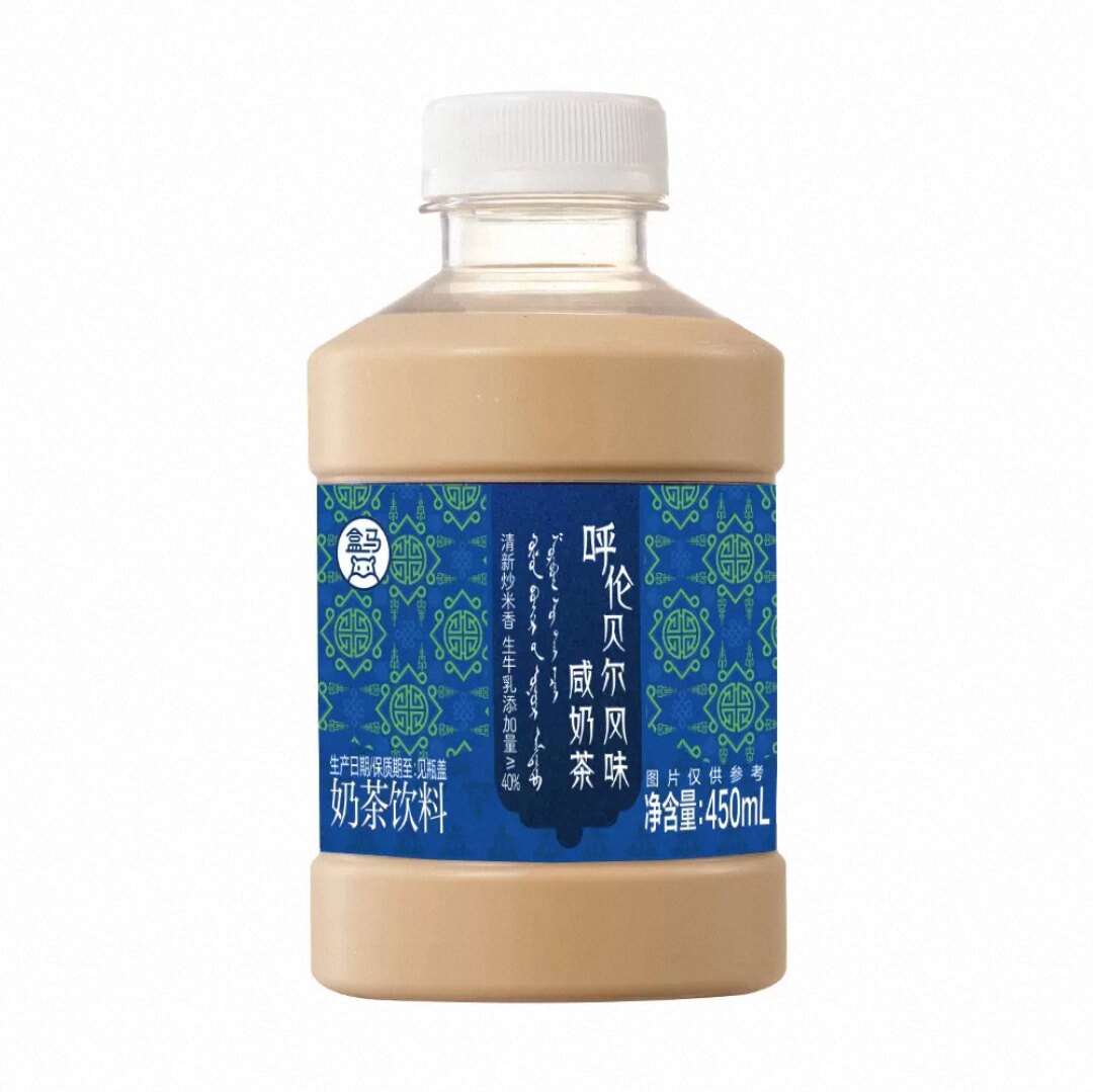 盒马 呼伦贝尔风味咸奶茶450ml冷藏短保新品包邮