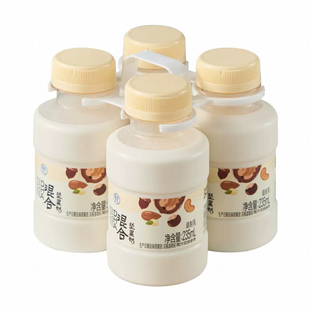 盒马DHA混合坚果奶235ml*4冷藏短保21天新品包邮