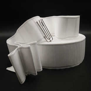 窗帘挂钩布带纯棉白布带全棉辅料配件加厚加密挂钩布带防晒包邮