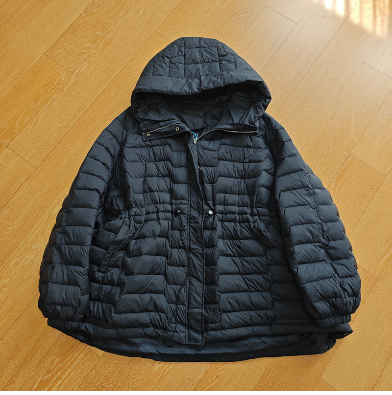 轻薄连帽羽绒服女两色鸭绒显瘦百搭保暖外套冬季常规款