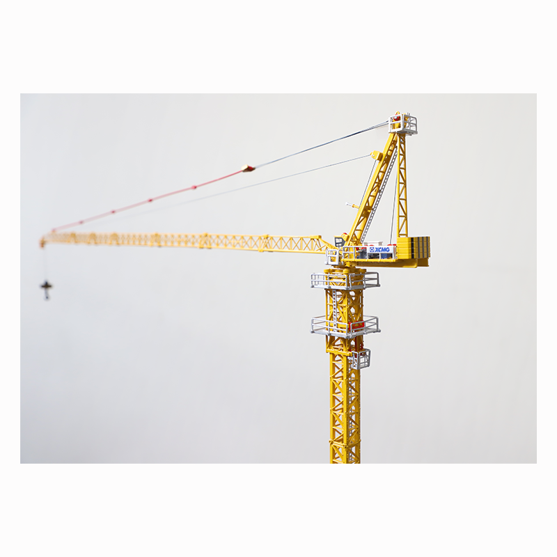 徐工xgl190-14s动臂塔式起重机模型1:100比例 静态摆件精美礼品