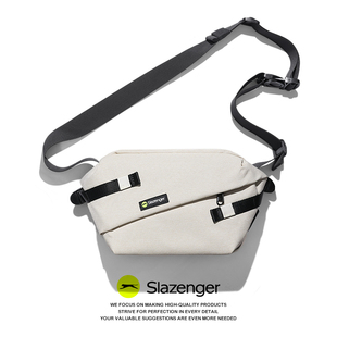 Slazenger新款潮流单肩斜挎包男时尚胸包男包休闲挎包腰包邮差包