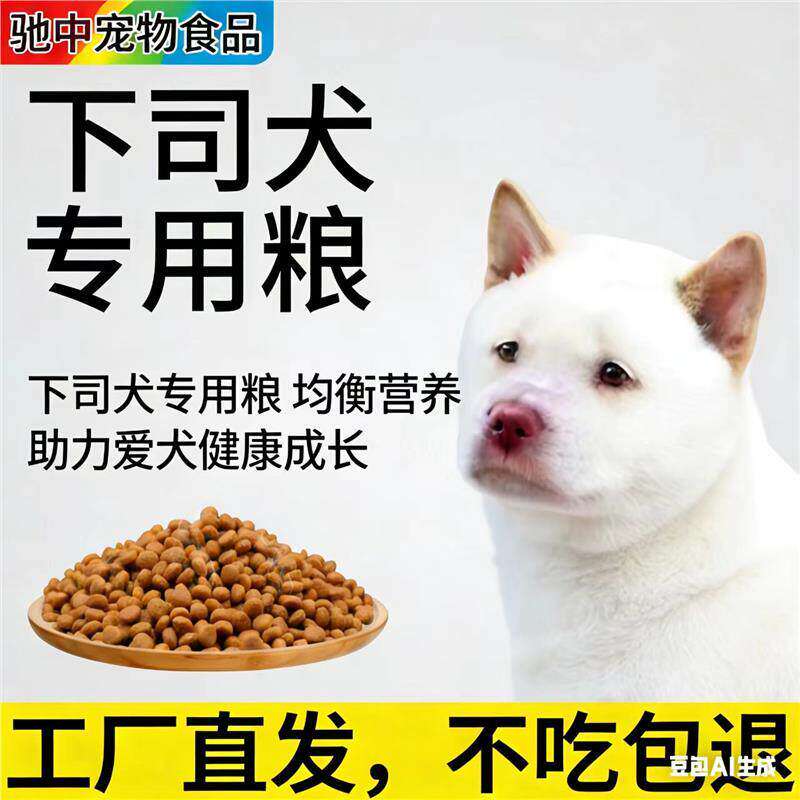 下司犬专用天然狗粮40斤通用型大包装牛肉味成犬粮幼犬粮滋满月后