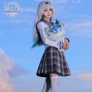 小不点崩坏星穹铁道流萤春日手信cos服二次元游戏COS服装JK服女