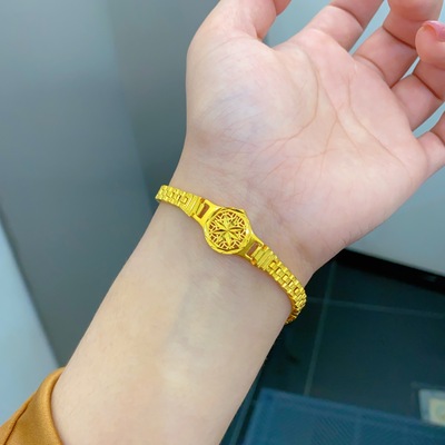 金包银手链女款精致不掉色高级感