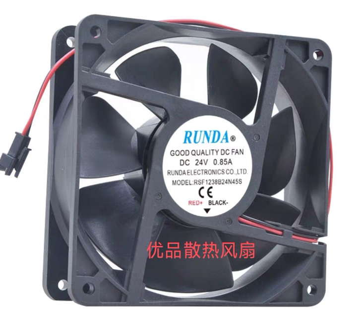 全新RSF1238B24N45S  24V 0.85A大风量变频器电焊机机箱风扇12038 - 实物图