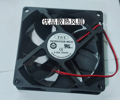 全新TampT  9225HH24B-WDO 24V 0.30A 9cm双滚珠轴承主机散热风扇