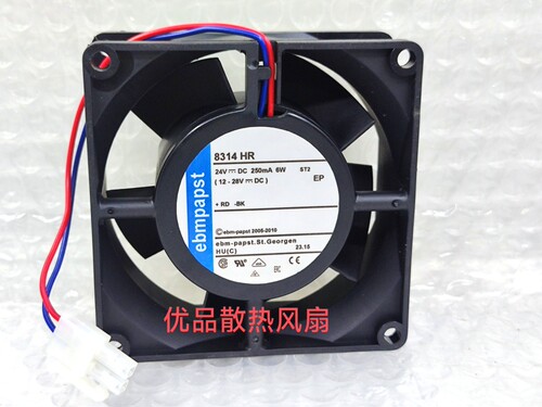 8314HR 全新风机8032 24V 6W变频器双滚珠散热风扇