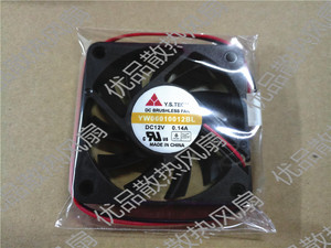 全新 Y.S.TECH 元山 YW06010012BL 12V 0.14A 6010 双滚珠6CM风扇