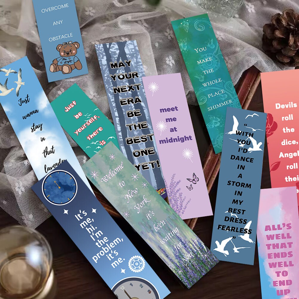 泰勒歌词书签励志语录学生礼物