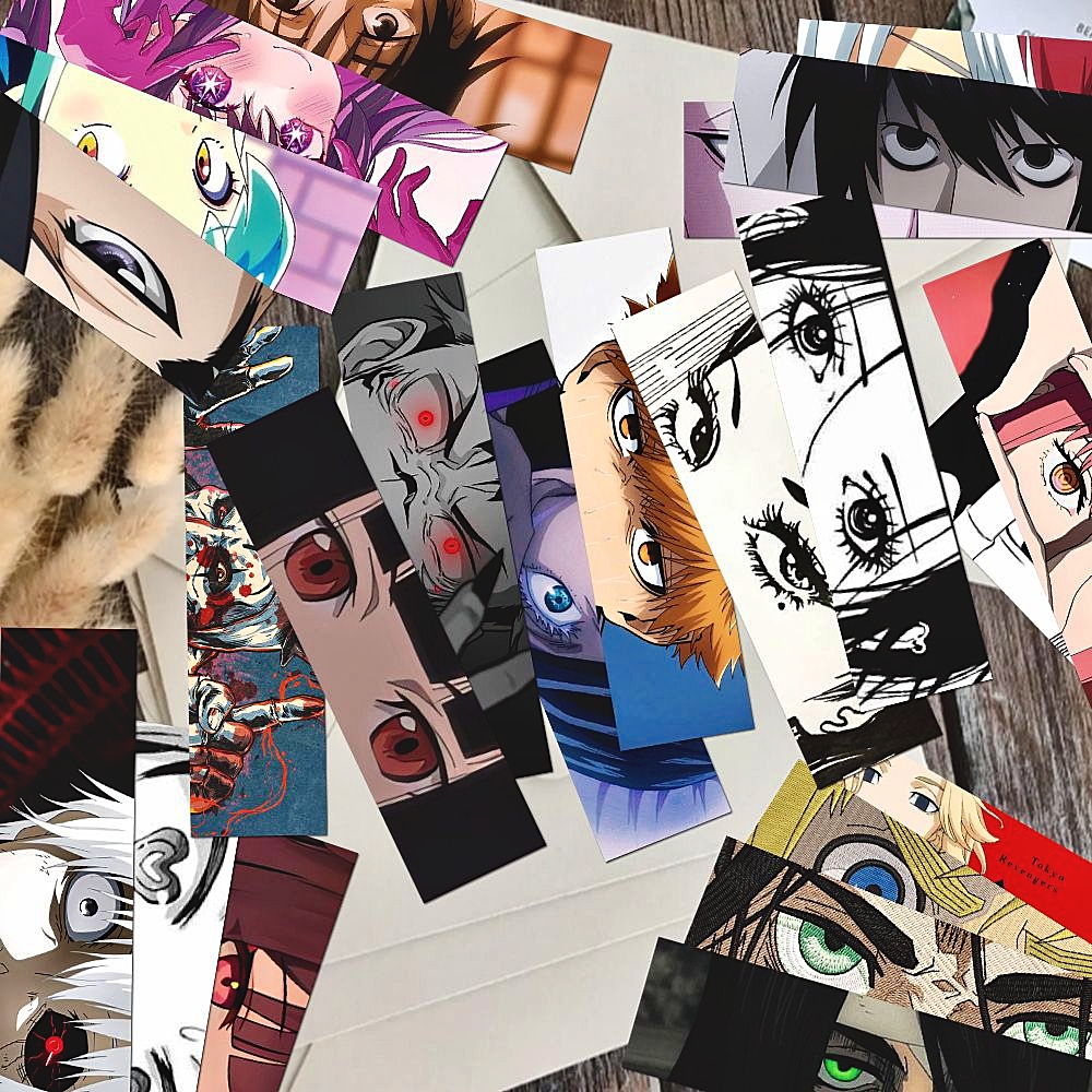 日本动漫书签节日精美高颜值古典风花卉花枝卡片书籍阅读标记便签