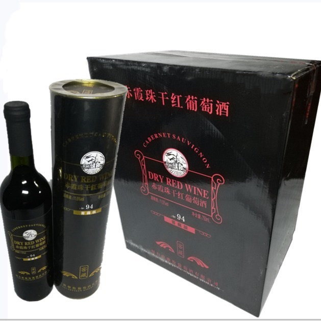 烟台赤霞珠圆桶装干红葡萄酒94窖藏11.5度750ML×6瓶整箱破损包赔