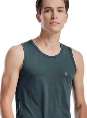冰丝背心QD/乔盾简约男透气夏季