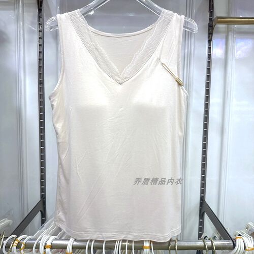 庄泰莫代尔胸垫背心女夏薄款