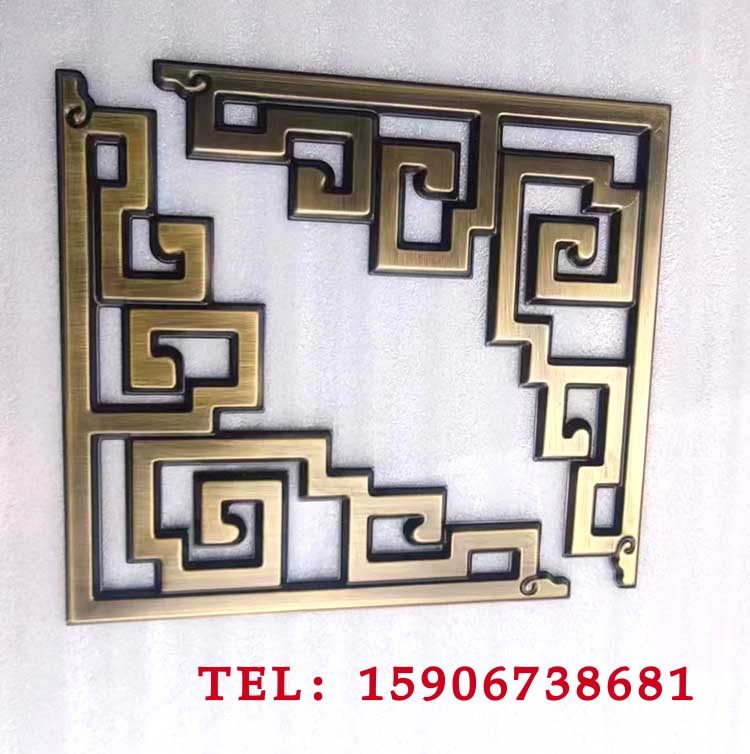 铜门配件仿古铜色角花金属窗花镂空款铜门压花件纯铜材质激光切割,全屋定制,门配饰,淘宝优惠券,粉丝福利购,淘宝优惠卷