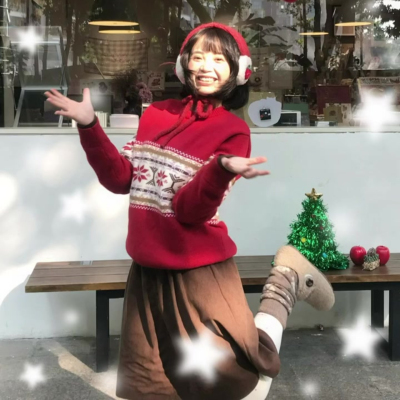 红色圣诞费尔岛提花针织衫毛衣女秋冬美式高级感慵懒宽松套头上衣