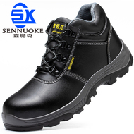 Giày bảo hộ lao động nam, chống va đập, chống đâm thủng, thoáng khí, mũi thép bốn mùa, thợ hàn công trường, giày thép tấm Laobao giày bảo hộ abc giay bao ho