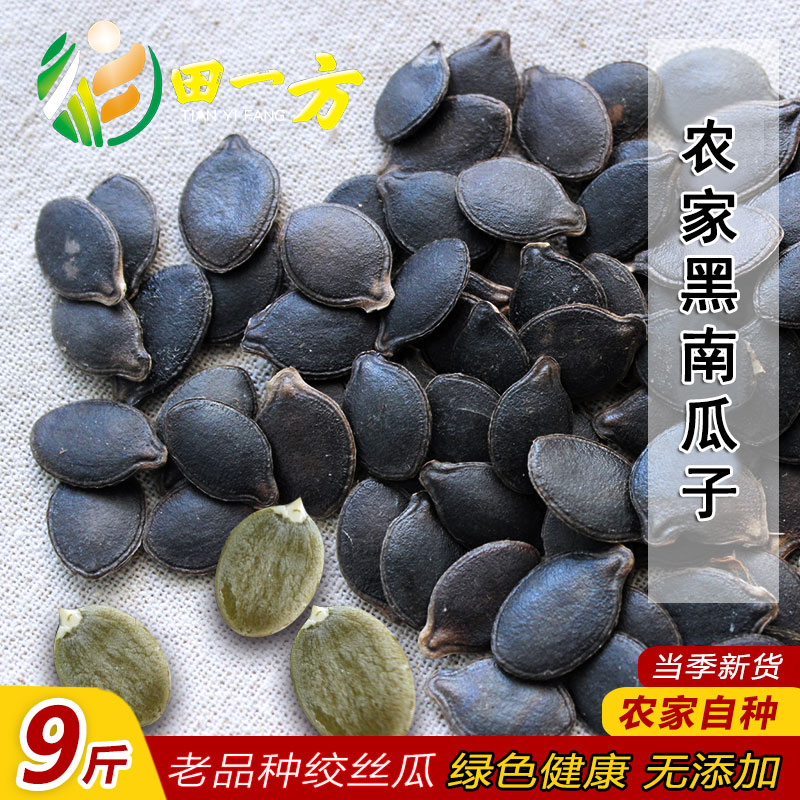 老品种黑金刚生丝500克南瓜子
