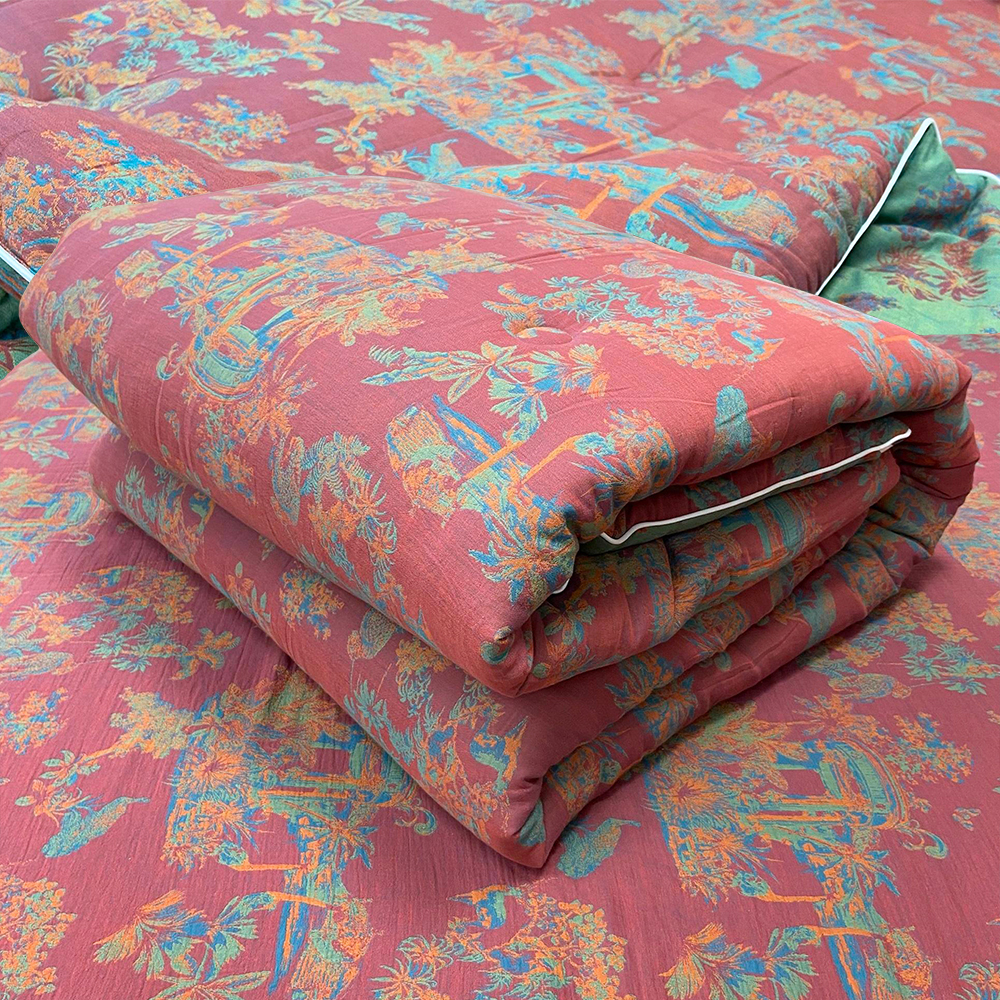 全棉大豆被夏凉被春秋被双层纱冬被A类母婴被子可机洗加厚保暖