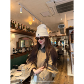 两色编织皮领短款 aaaaxbbb 安别塔日记 风衣外套拼接设计夹克上衣