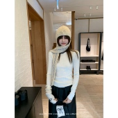 不容小觑 超重工羊毛蚕丝圆领针织打底衫 修身 aaaaxbbb 短款 上衣女