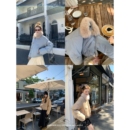 aaaaxbbb 卡斯托镇 两色狐狸毛领羽绒服通勤显瘦韩系短款外套秋冬