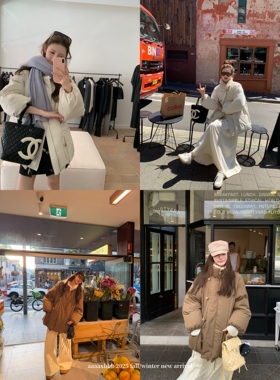 aaaaxbbb 斯坦利公园 两色新国标白鸭绒羽绒服中长款立领保暖外套