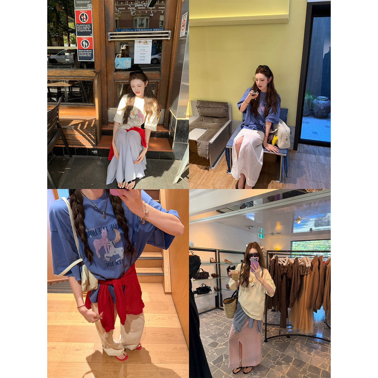 aaaaxbbb飞马俱乐部美式印花t恤图片