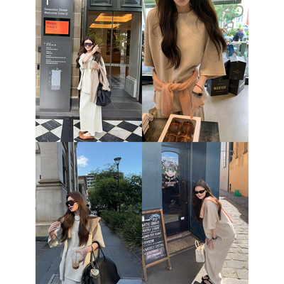 aaaaxbbb弥敦道漫步羊毛卫衣set