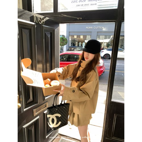 aaaaxbbb夹克半身裙短裙百褶裙