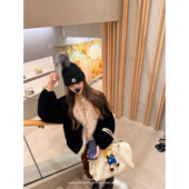 aaaaxbbb 摩卡麝香 新国标90白鸭绒羽绒服水洗翻领毛领上衣外套女