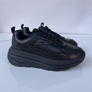 休闲系带运动复古球鞋 厚底大廓型轻便圆头轻质EVA减震健身博主推