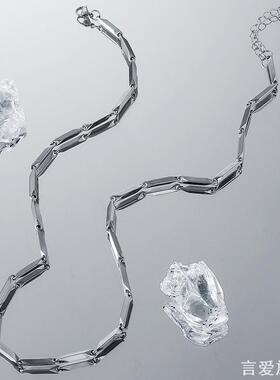 钛钢项链男女2025爆款ins个性