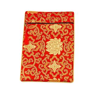 藏式拉链布袋经书专用袋抄经书的保护袋子佛经收纳袋放经书的书包