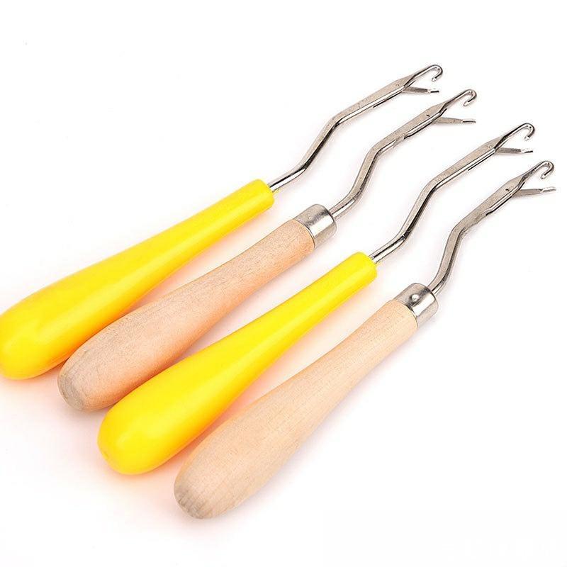 带舌头勾针钩针围巾套装毛线家用