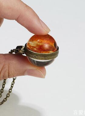 新款欧美银河星空时光仿宝石夜光