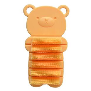 神器美甲日式不伤手指甲去垢硅胶隙缝背部刷子柔软宝宝指缝刷洗